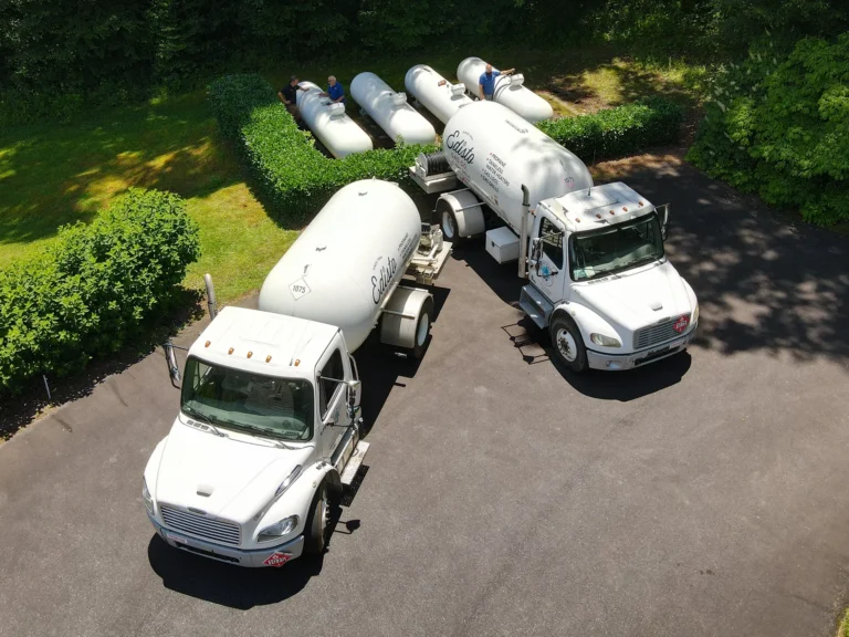 Edisto Gas delivery trucks